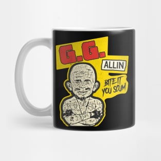 GG ALLIN Bite It You Scum Mug